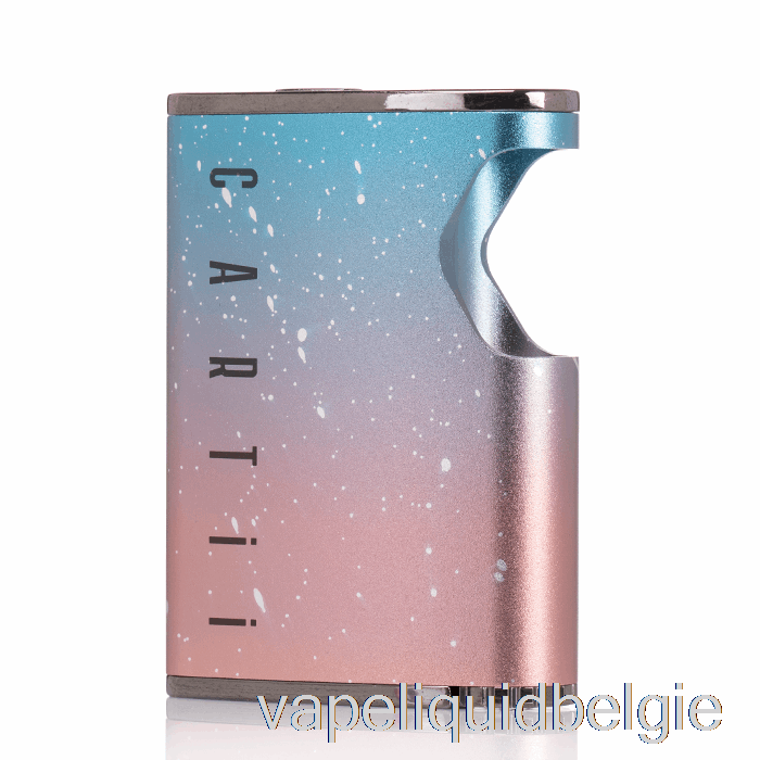 Vape Smaken Dazzleaf Cartii 2 In 1 Twist 510 Draad Batterij Koraalroze / Blauwe Splatter